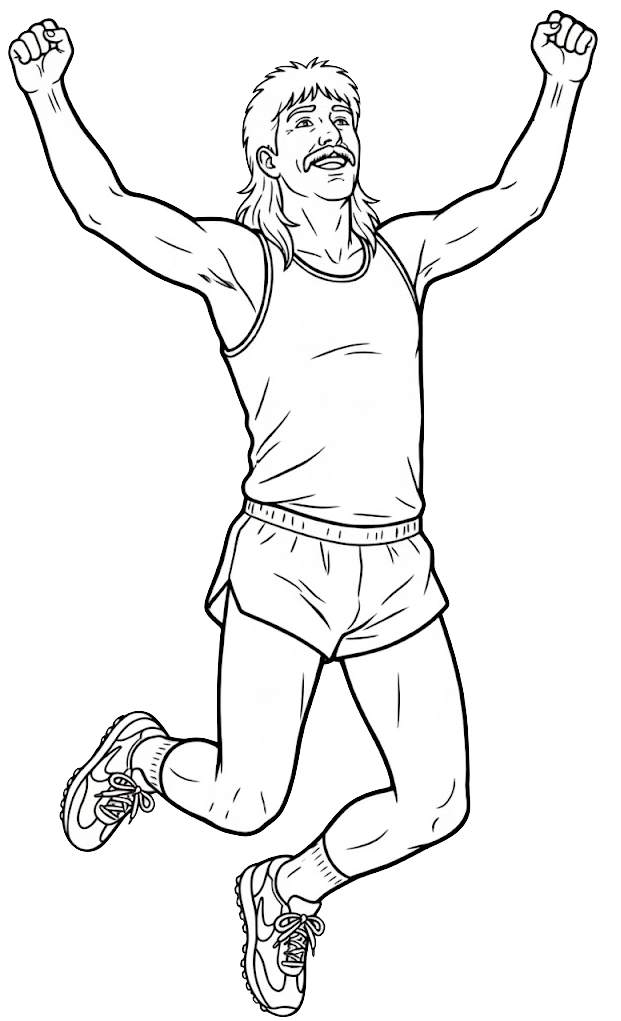 Power walker jumping