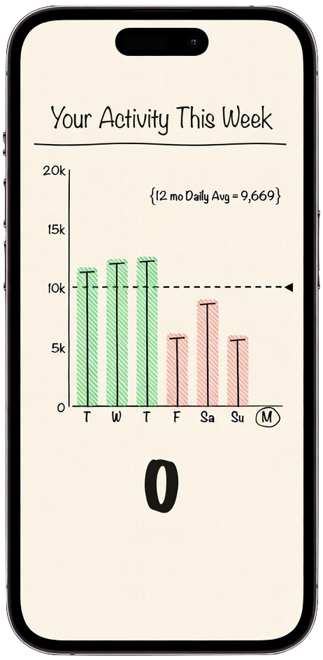 Step Enjoyer app on iPhone